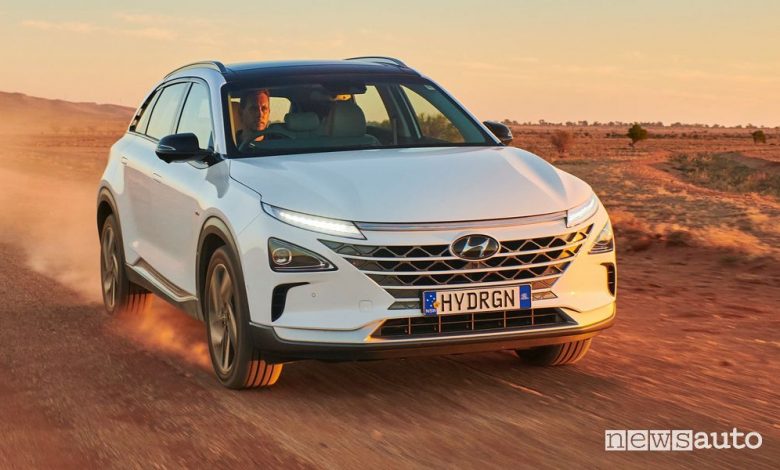 Autonomia auto ad idrogeno, record con il SUV Hyundai Nexo