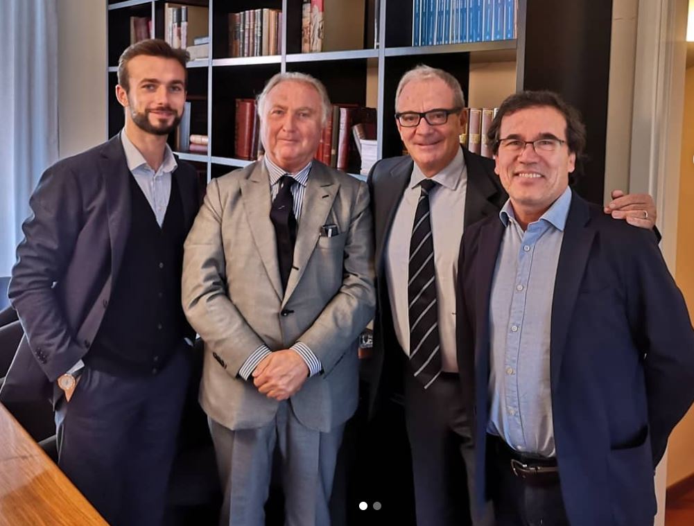 A SX Ferruccio Lamborghini Junior con il papà Tonino