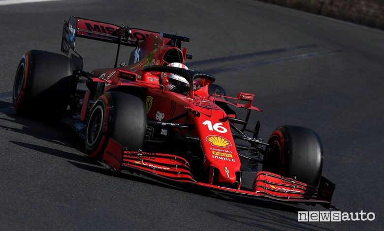 Qualifiche F1 Gp Azerbaigian 2021, pole Ferrari, griglia di partenza