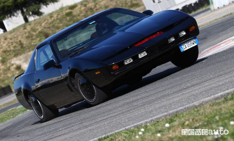 Inserimento in curva K.I.T.T. Supercar in pista all'Isam di Anagni