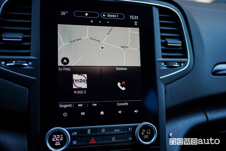 Infotainment Renault Mégane E-Tech Plug-in Hybrid RS Line