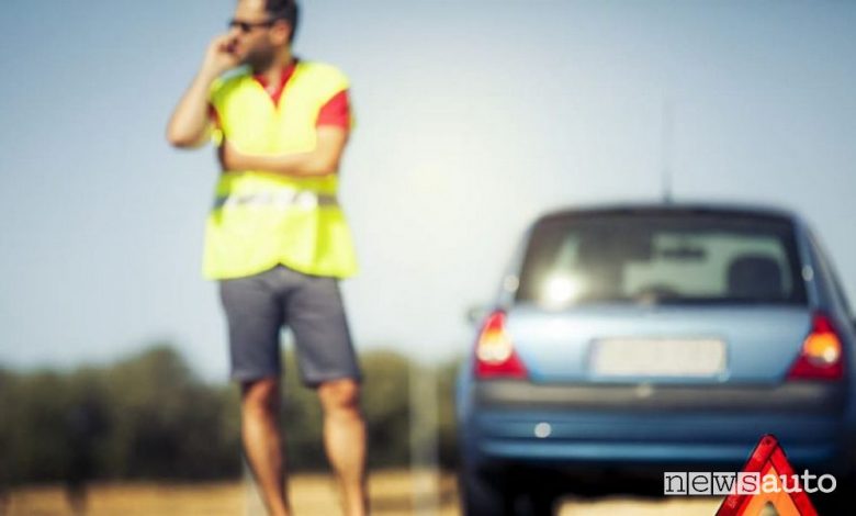 Emergenza in auto, cosa fare