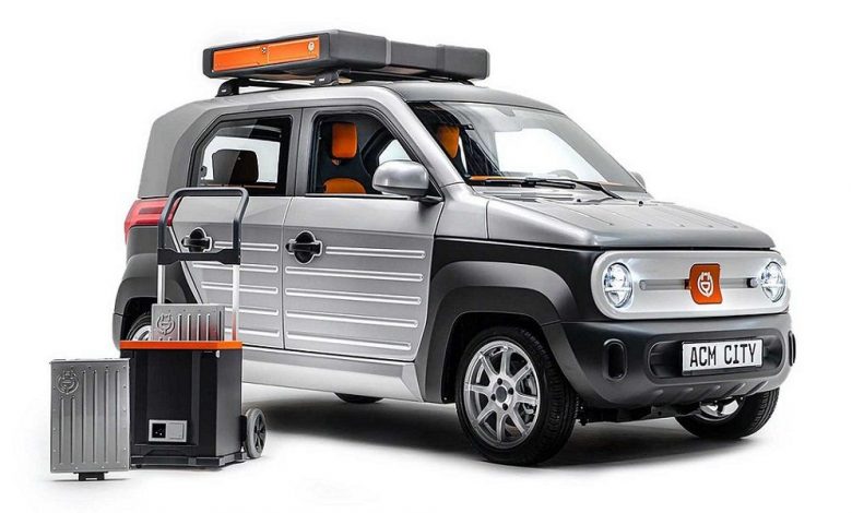 ACM City One auto elettrica con sistema di battery swap
