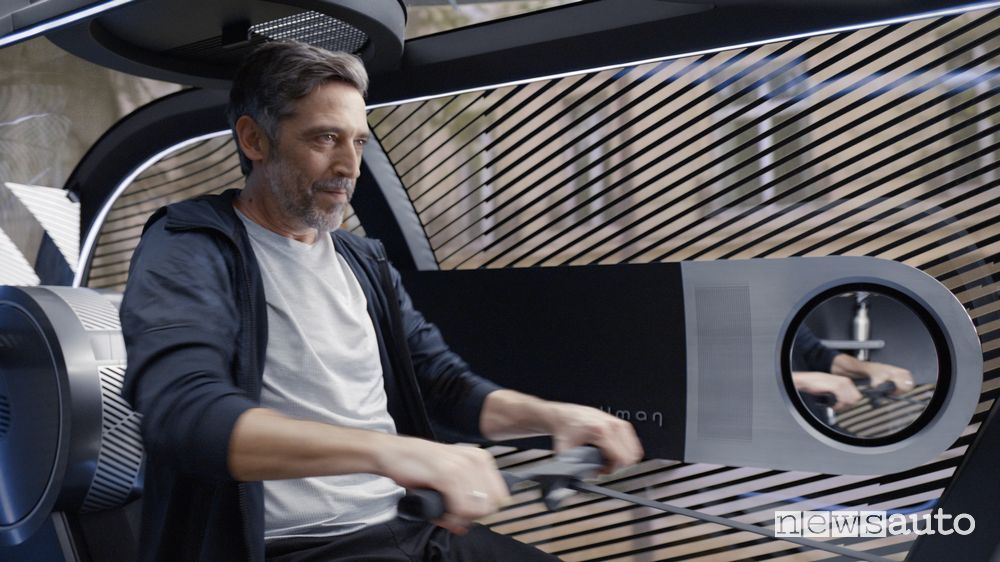 Sport nel pods Pullman Power Fitness Citroën Autonomous Mobility Vision