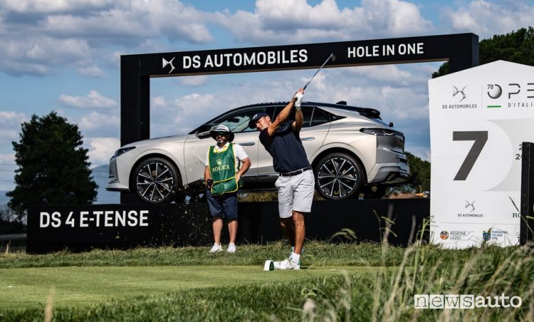 DS 4 E-Tense in mostra al 78° Open d’Italia