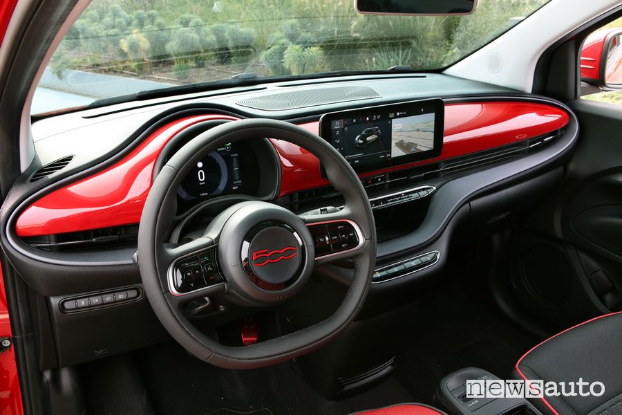 Plancia strumenti abitacolo Fiat 500 RED elettrica