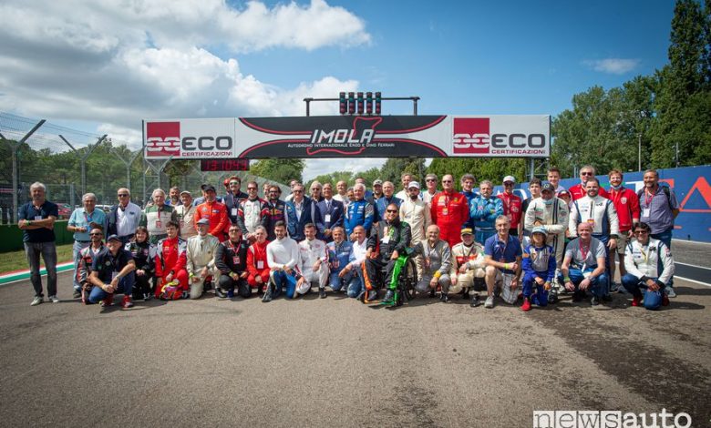 Foto ricordo Historic Minardi Day 2021