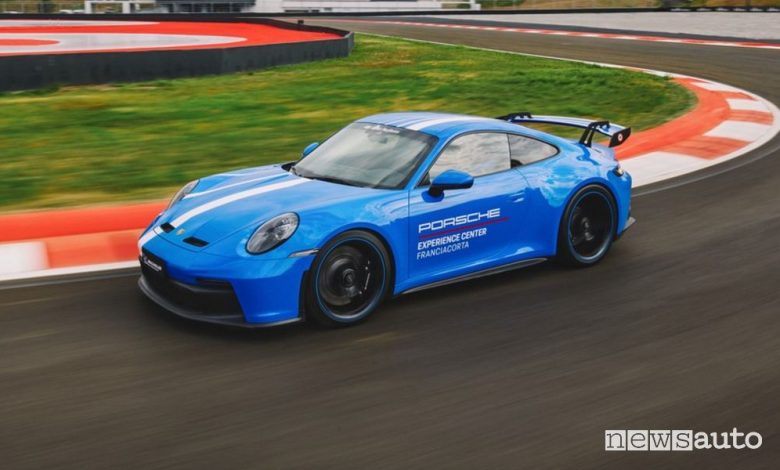 La pista del Porsche Experience Center di Franciacorta