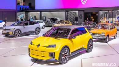 Renault 5 Prototype nello stand Renault al Salone di Monaco IAA 2021