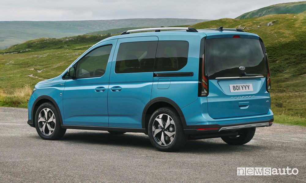 Vista posteriore nuovo Ford Tourneo Connect Active