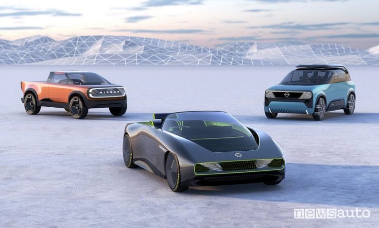 Concept nuove auto elettriche Nissan