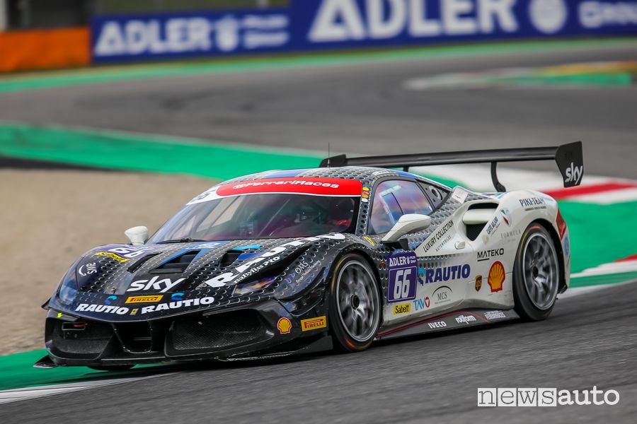 Luka Nurmi vincitore mondiale Ferrari Challenge Trofeo Pirelli Mugello 2021