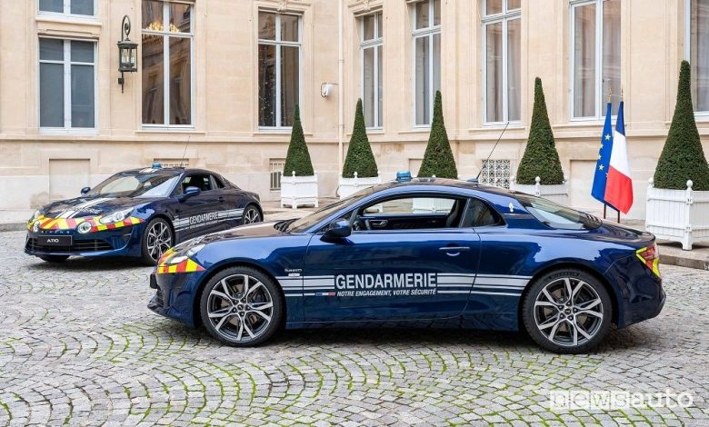 Alpine A110 della Gendarmeria Nazionale