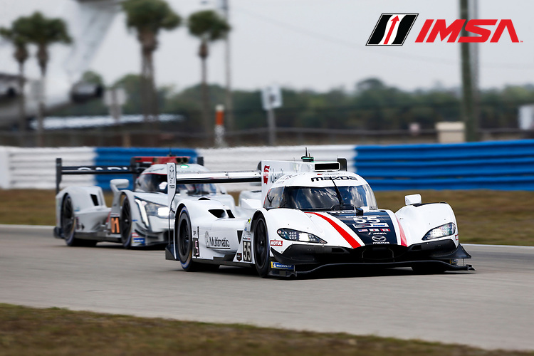 La vettura del Team Mazda Motorsport alla 24H di Sebring 2021 è andata molto forte!
