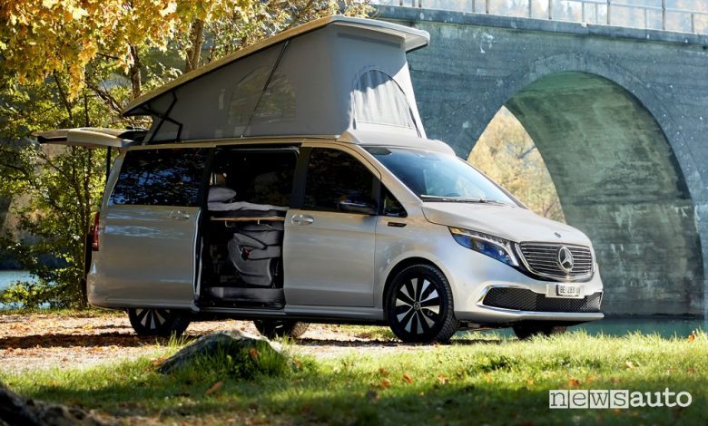 Mercedes-Benz EQV camper elettrico