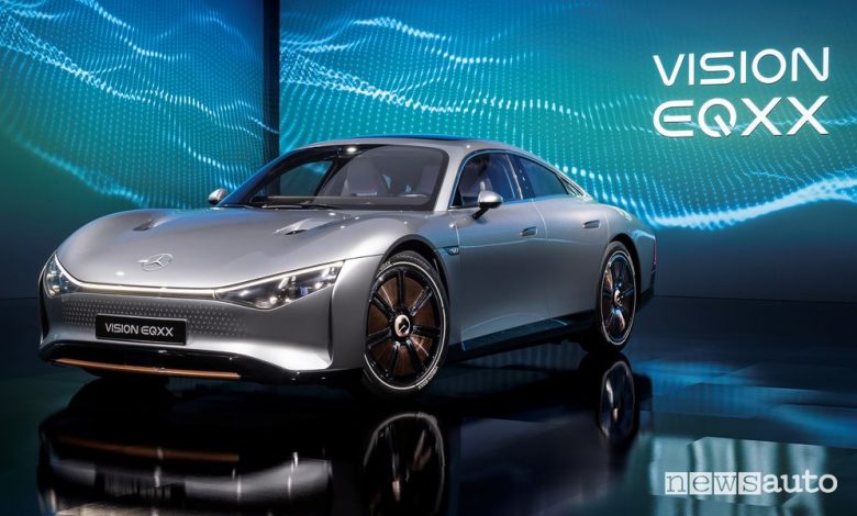 Mercedes-Benz Vision EQXX al CES 2022