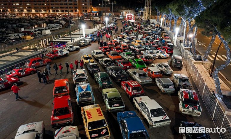 Partenza Rally di Montecarlo storico 2022