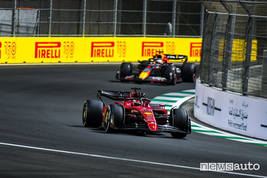 F1 Gp Arabia Saudita 2022 Ferrari Leclerc