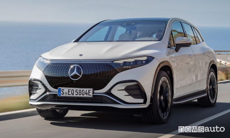 Mercedes-Benz EQS SUV, caratteristiche, autonomia e prezzi