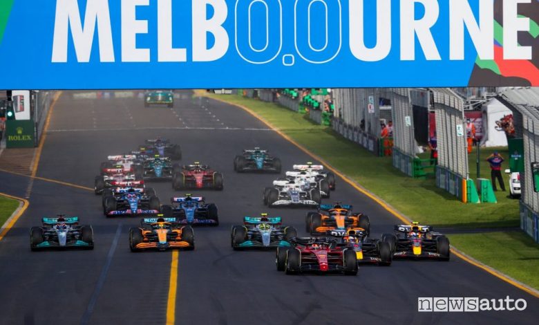 F1 Australia 2023, orari diretta TV Sky, Now e differita TV8