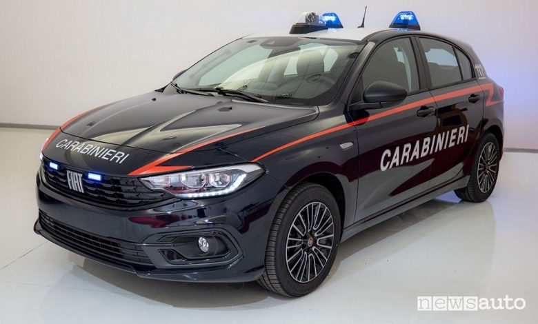 Fiat Tipo Carabinieri, caratteristiche