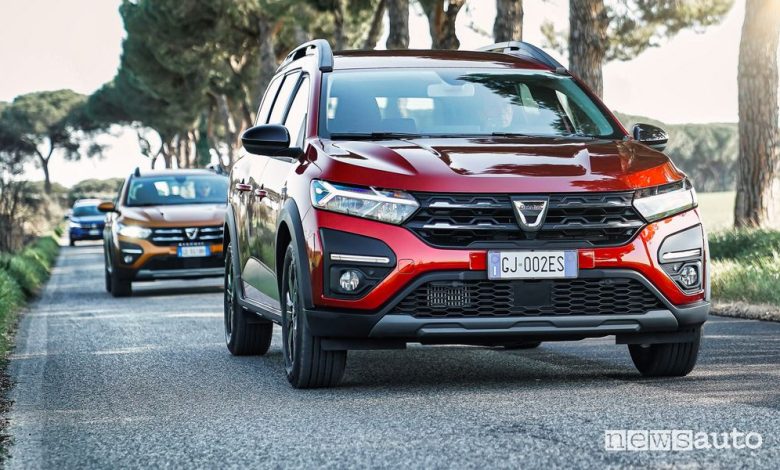 Dacia Jogger GPL ECO-G su strada