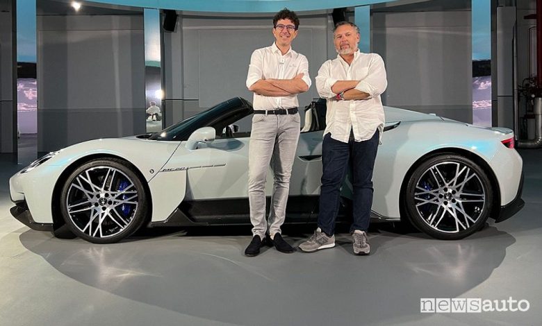 Francesco Tonon - Maserati Head of Product con la MC20 Cielo