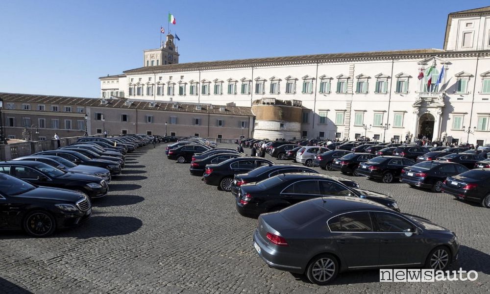 Quante sono le auto blu in Italia?