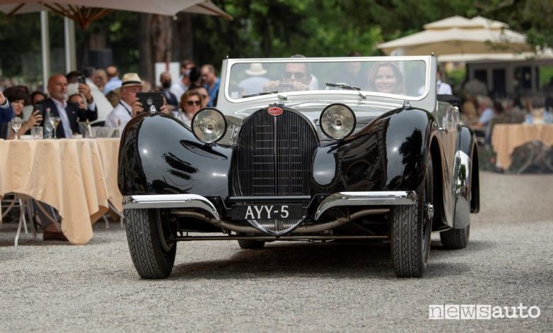 Bugatti 57 S 1937 Cabriolet Best of Show Concorso d'Eleganza Villa d'Este 2022