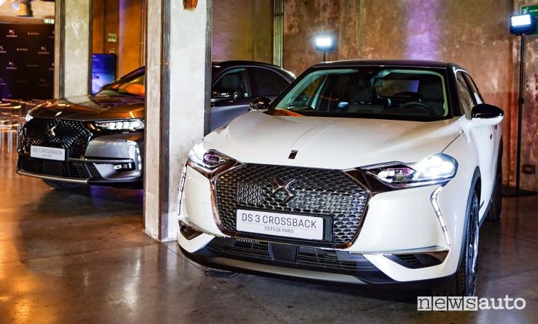DS 3 Crossback Toits de Paris e DS 7 Crossback Ligne Noire serie speciali