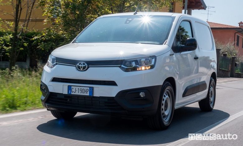 Toyota Proace City Electric furgone elettrico, caratteristiche e prezzi