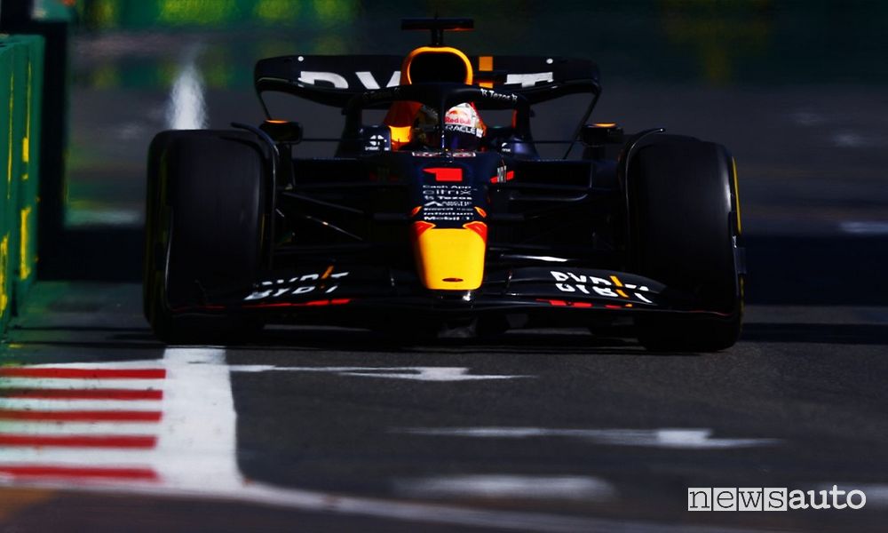 Gp dell'Azerbaijan a Baku 2022 Max Verstappen
