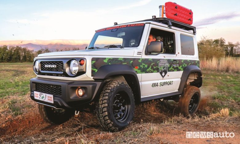 Suzuki Jimny PRO in twist sullo sterrato