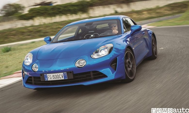 Alpine A110 Premiere Edition su pista