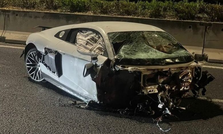 Video incidente raccordo Roma Audi a 300 km/h