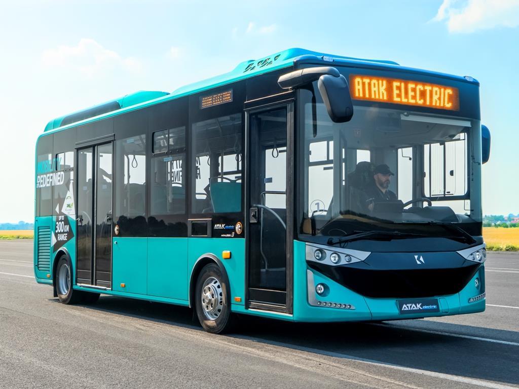 Un autobus elettrico Atak utilizzato in Germania