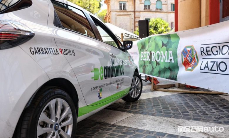 Car sharing Roma, noleggio auto elettriche nelle case popolari Ater
