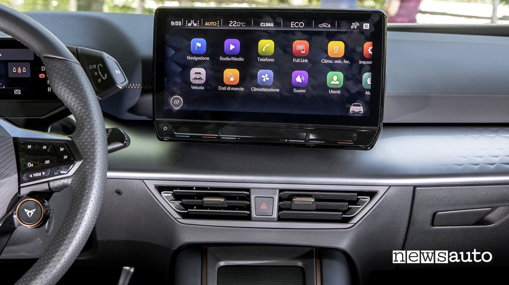 display centrale 12" Cupra Born e-Boost