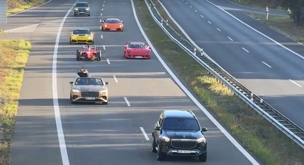 F1 in autostrada in Cecoslovacchia
