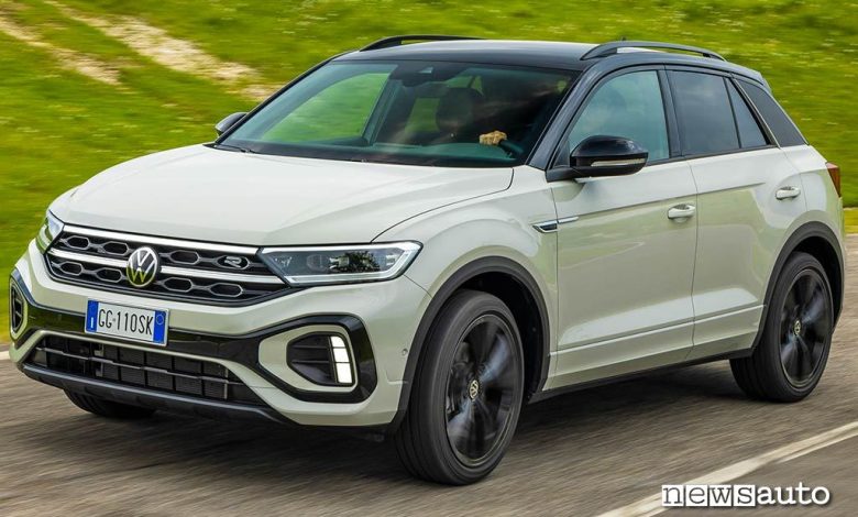 prova su strada Volkswagen T-Roc RLine 2022