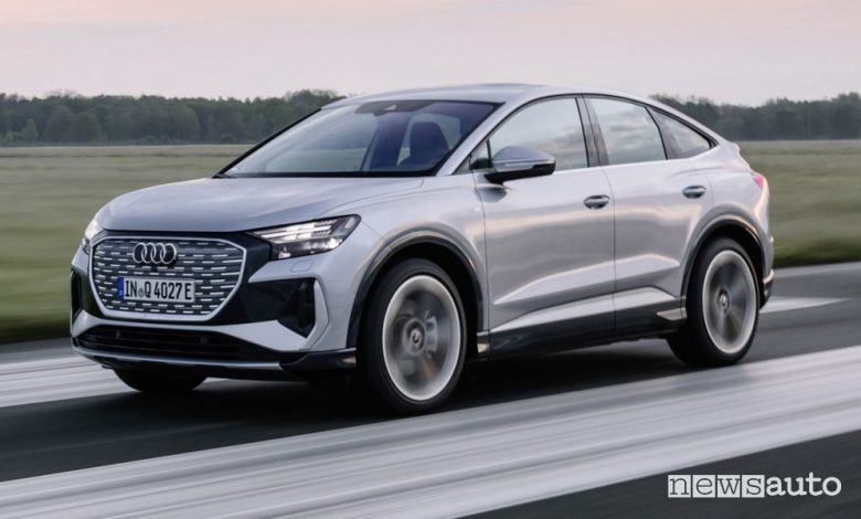 Aggiornamento Audi Q4 e-tron con maggiore autonomia