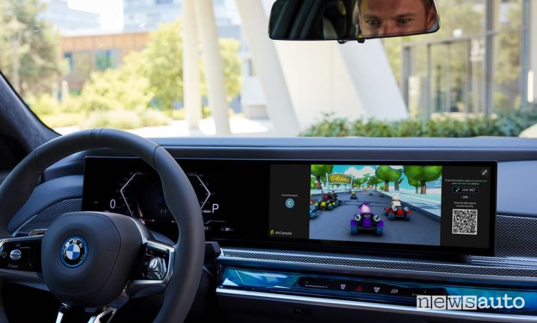 Sala giochi in auto
