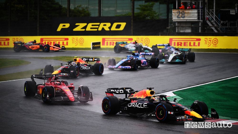 F1 Gp Giappone 2022 pioggia Suzuka