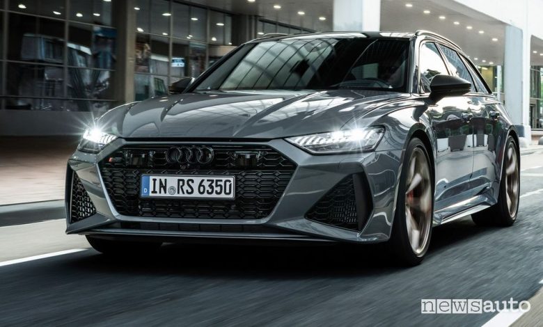 Audi RS 6 Avant performance su strada