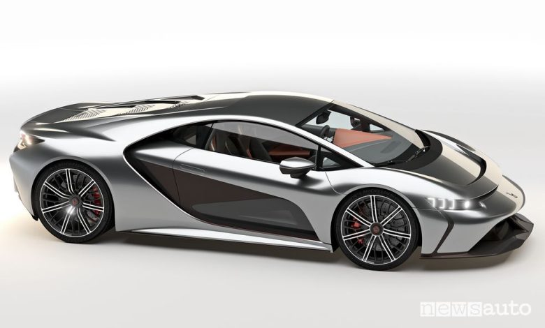 Hypercar Bertone GB110 laterale
