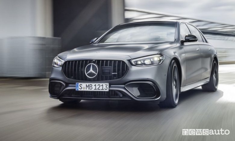Mercedes-AMG S 63 E Performance su strada