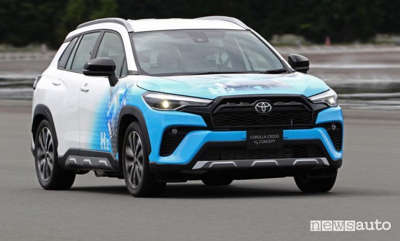Toyota Corolla Cross H2, nuovo motore ad idrogeno