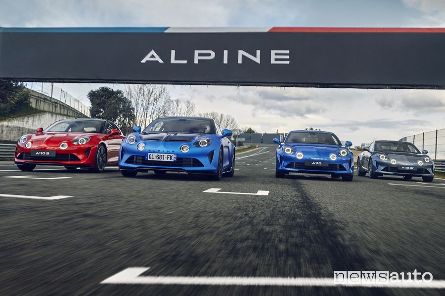 Gamma Alpine A110 in pista