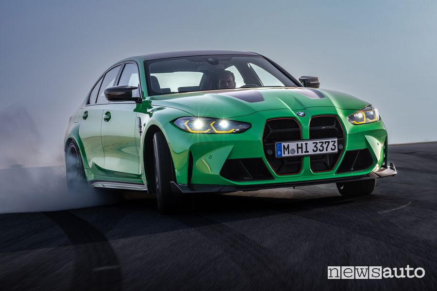 BMW M3 CS in drifting