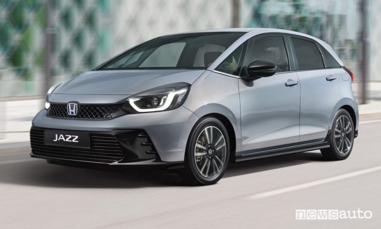 Nuova Honda Jazz su strada